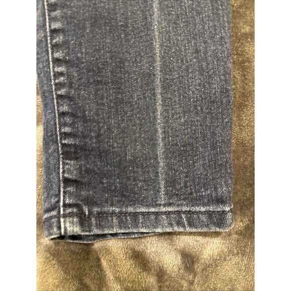 Aglow Women's Maternity Skinny Jeans Denim Blue Dark Wash Size 26 - Picture 3 of 16